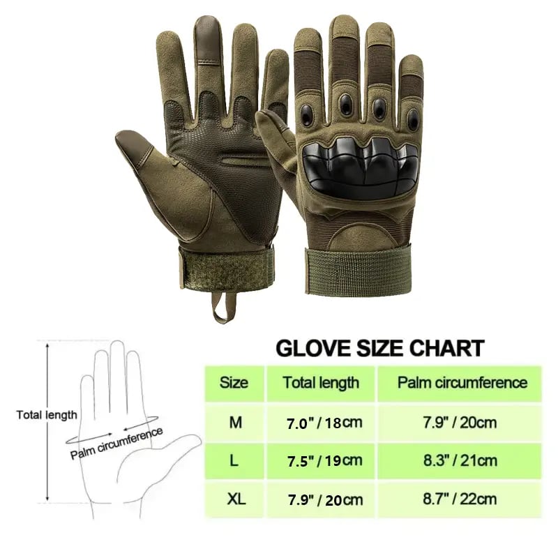 Tactical Full Finger Gloves