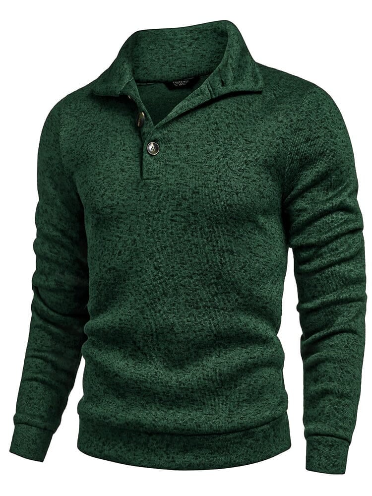 Men's  Fitted Long Sleeve Turtleneck Pullover Sweater