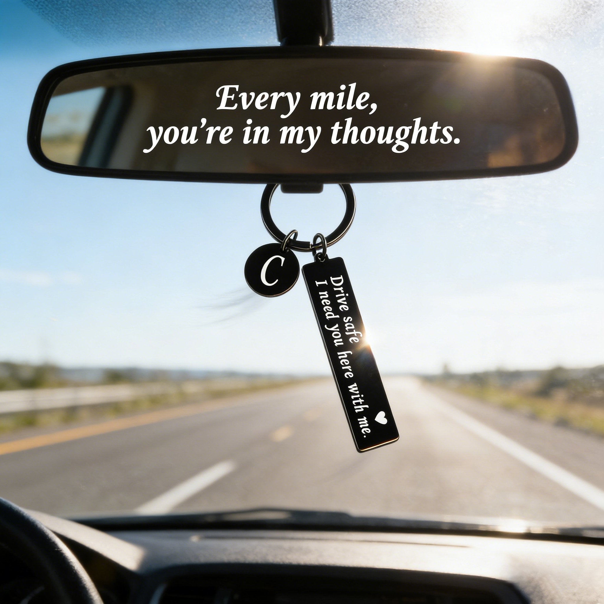 🔑 Customizable Heartwarming Keychain | Hang "Your Care" on Their Keys ❤️