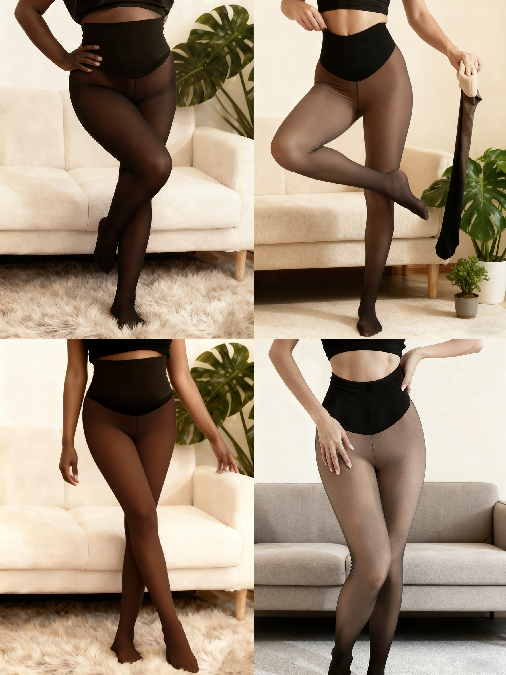 ❄️Hot Sale!!⚡50K+ SOLD!❄️One-Seam Shaping  Leggings✨✨Stay Warm.Look Snatched. 💕