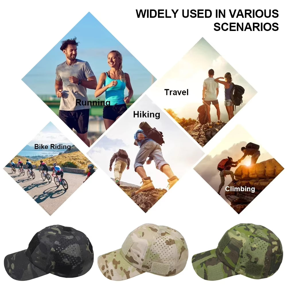 Sun Protection Breathable Outdoor Men's Camouflage Baseball Cap