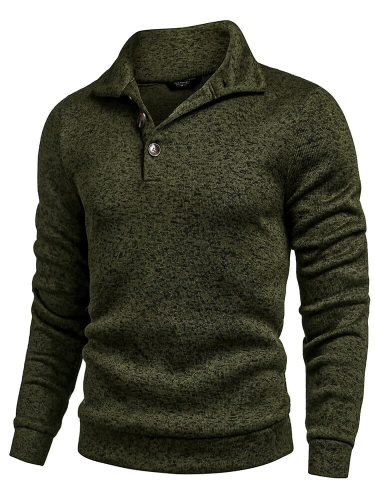 Men's  Fitted Long Sleeve Turtleneck Pullover Sweater