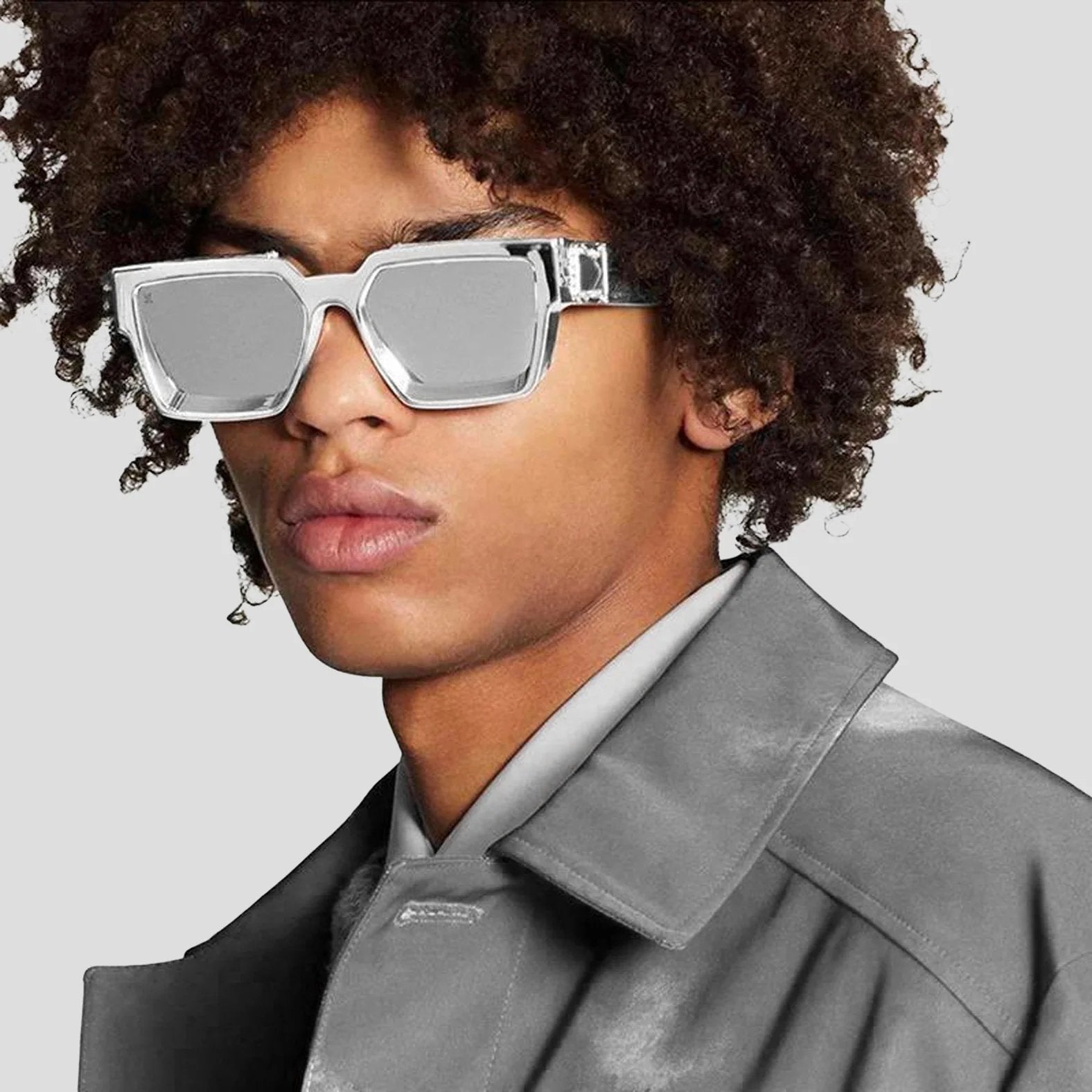 Carbon Fiber Square Sunglasses