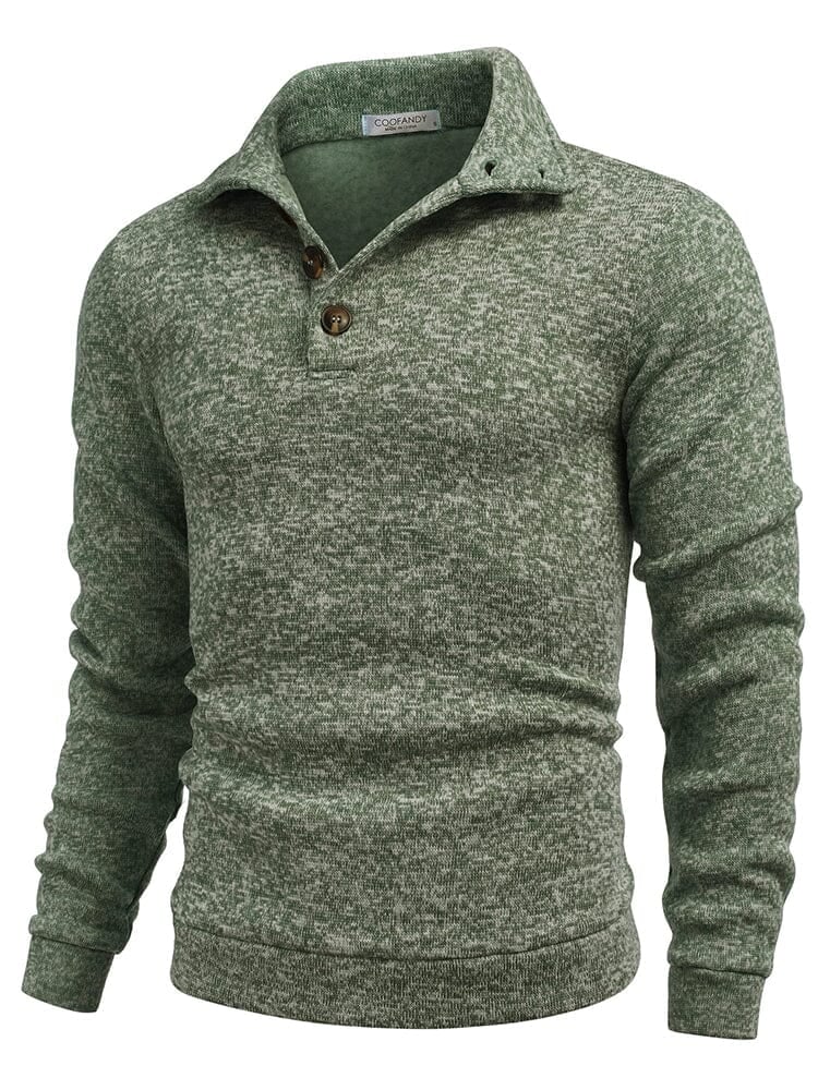 Men's  Fitted Long Sleeve Turtleneck Pullover Sweater