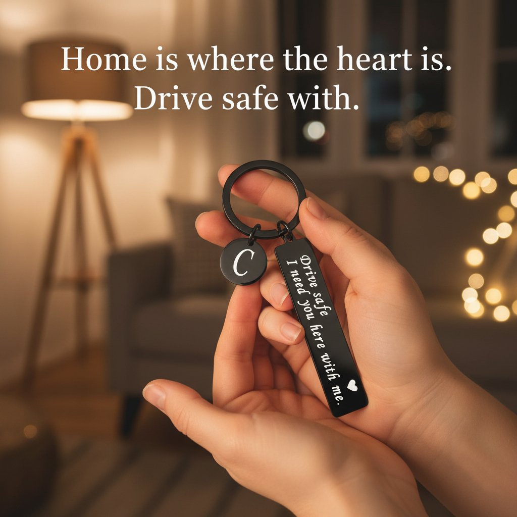 🔑 Customizable Heartwarming Keychain | Hang "Your Care" on Their Keys ❤️