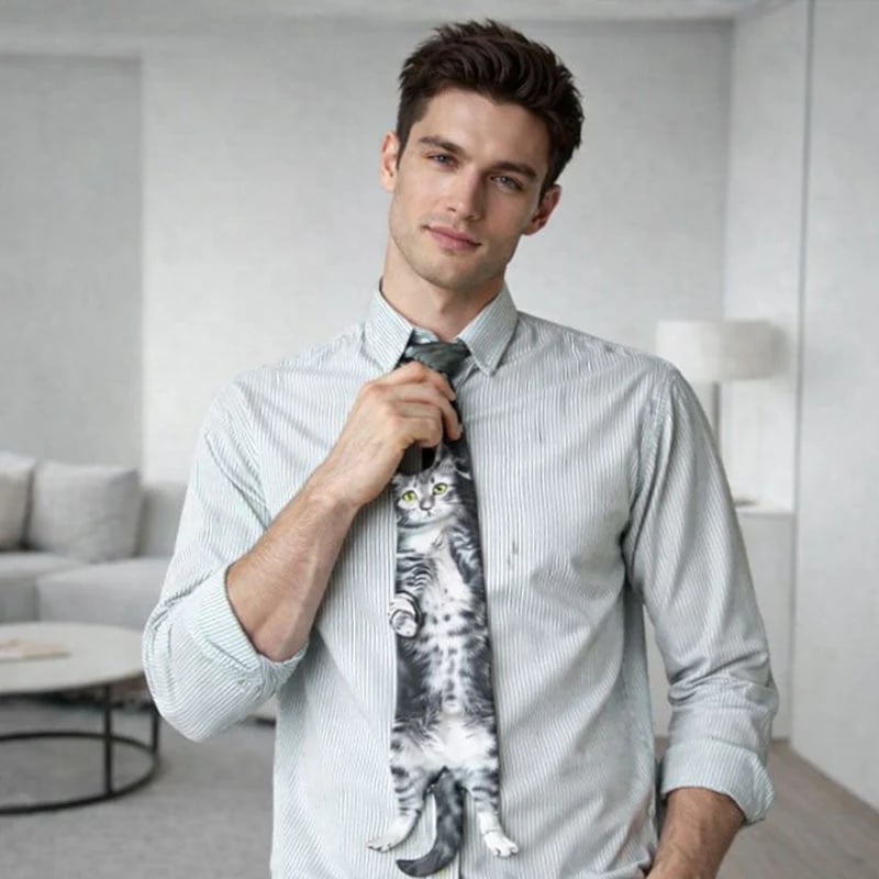 🐱 Cute Cat Tie