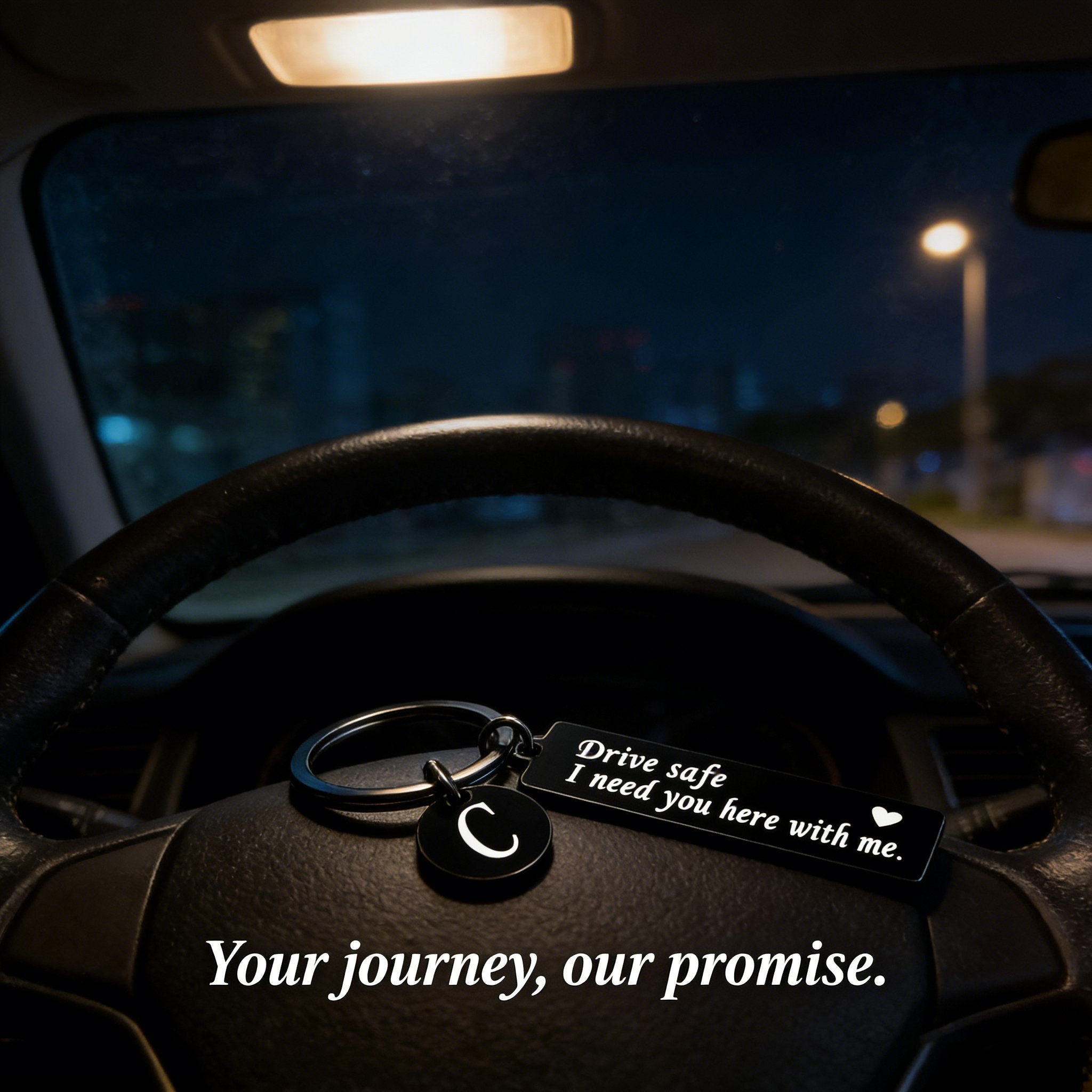 🔑 Customizable Heartwarming Keychain | Hang "Your Care" on Their Keys ❤️