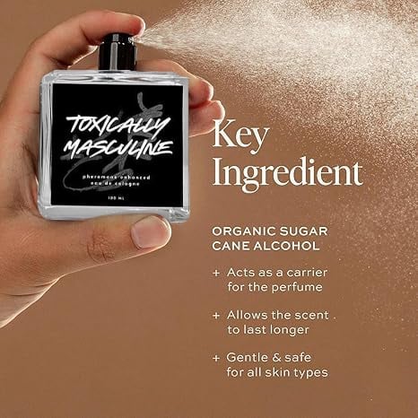 Toxically Masculine - Pheromone Infused Eau de Cologne (100 ml)