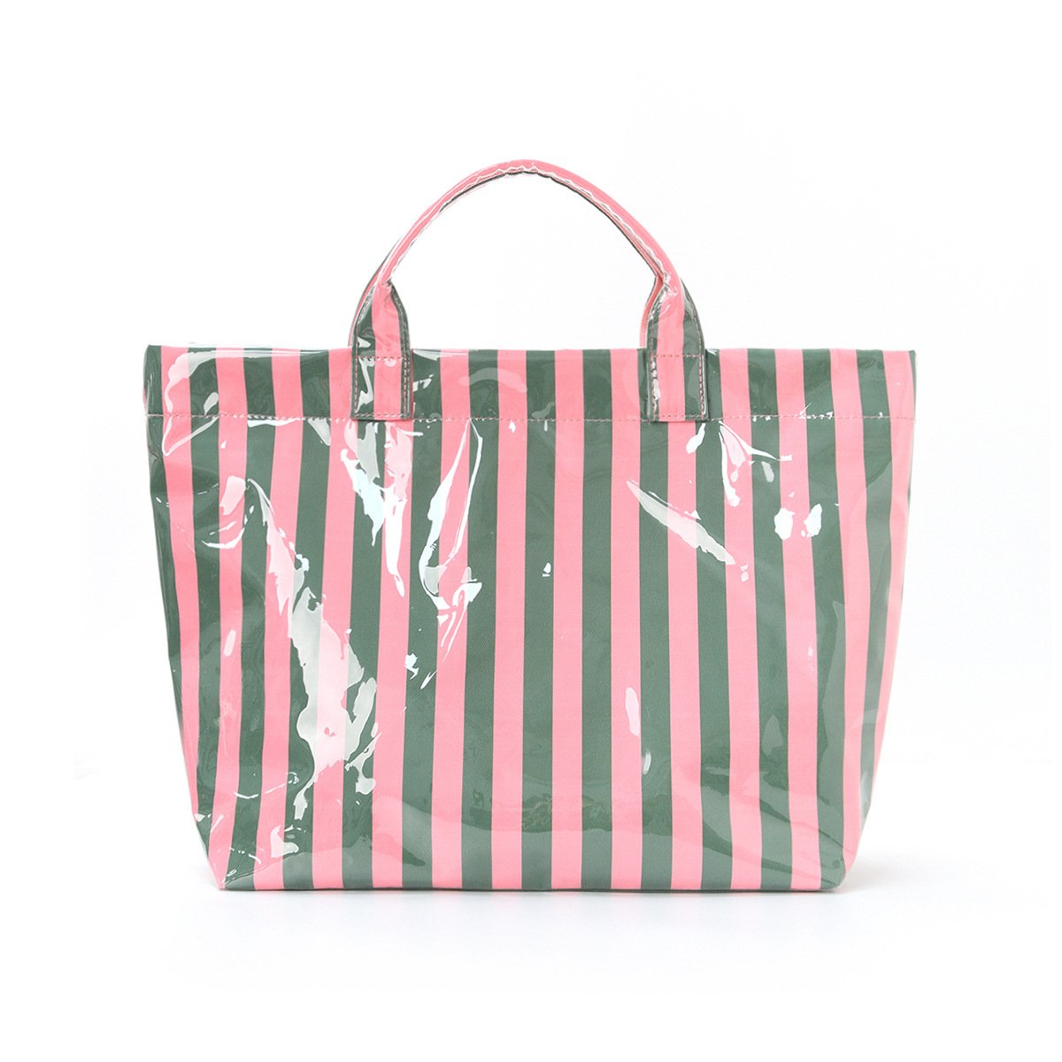 🌈 Lightweight Striped Tote Bag Large Capacity Travel & Beach Carryall