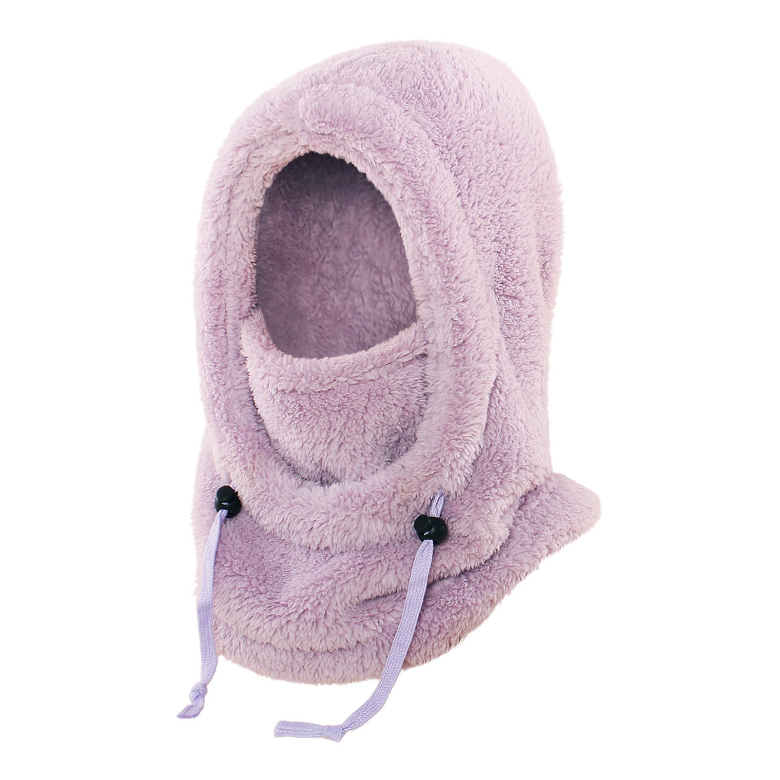 Winter Balaclava & Neck Warmer Hat - Windproof Thermal Kids Full Face Mask with Detachable Hood
