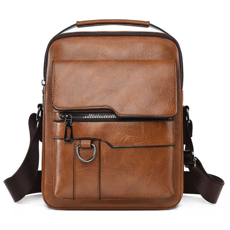 Men's PU Leather Crossbody Bag
