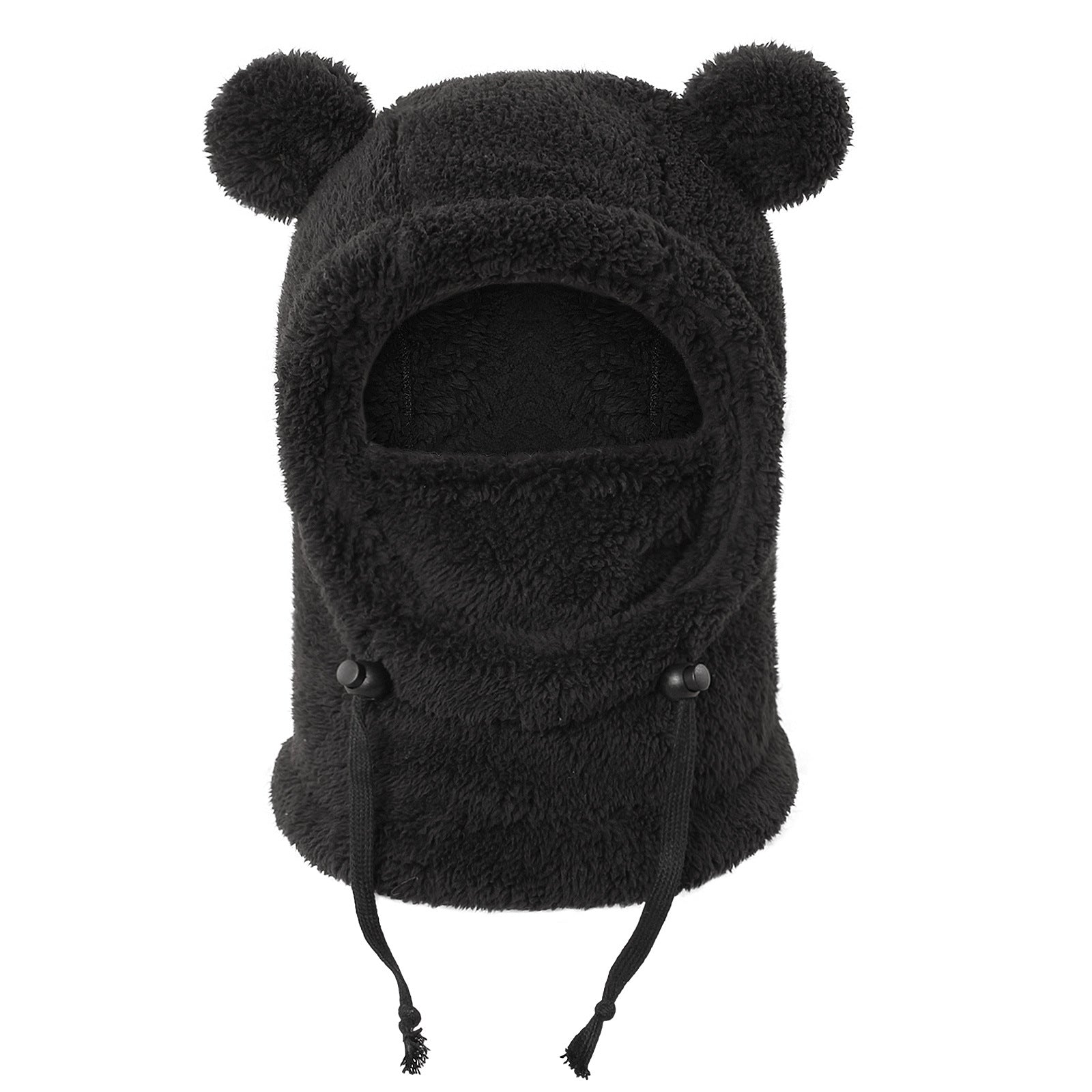 Winter Balaclava & Neck Warmer Hat - Windproof Thermal Kids Full Face Mask with Detachable Hood