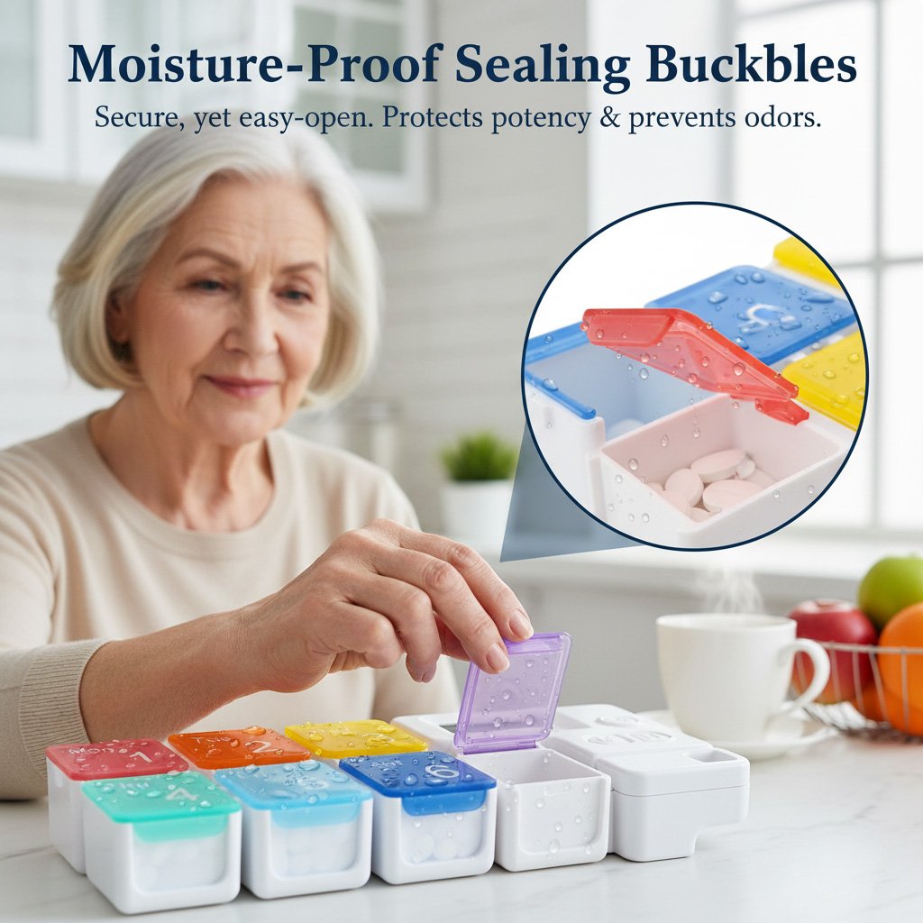 7-Day Smart Pill Organizer with Alarm