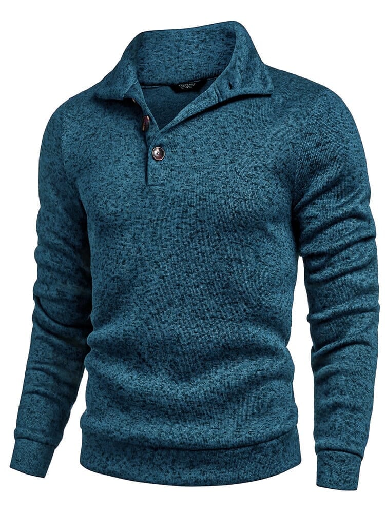 Men's  Fitted Long Sleeve Turtleneck Pullover Sweater