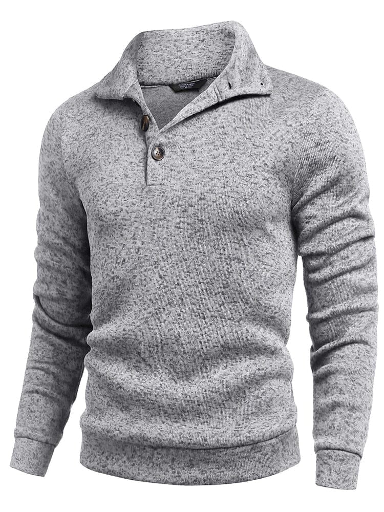 Men's  Fitted Long Sleeve Turtleneck Pullover Sweater