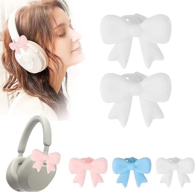 🎧 Silicone Bow Earphone Accessories