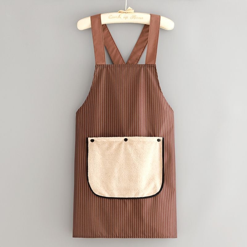 ✨Apron with Pockets for Women and Men Cross Back Design with Towel