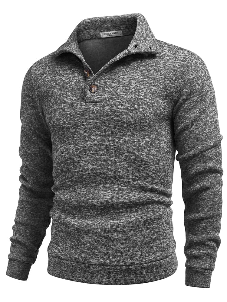 Men's  Fitted Long Sleeve Turtleneck Pullover Sweater