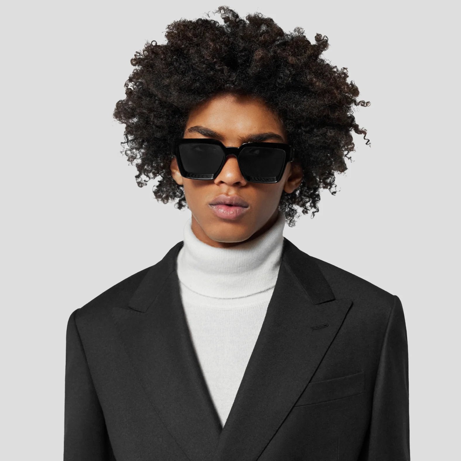 Carbon Fiber Square Sunglasses