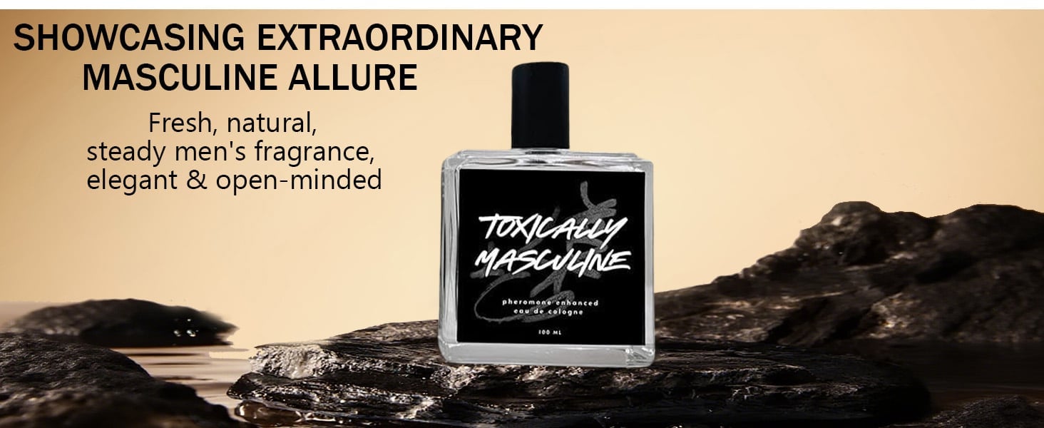 Toxically Masculine - Pheromone Infused Eau de Cologne (100 ml)