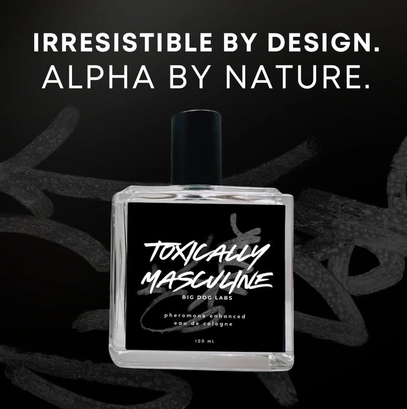 Toxically Masculine - Pheromone Infused Eau de Cologne (100 ml)