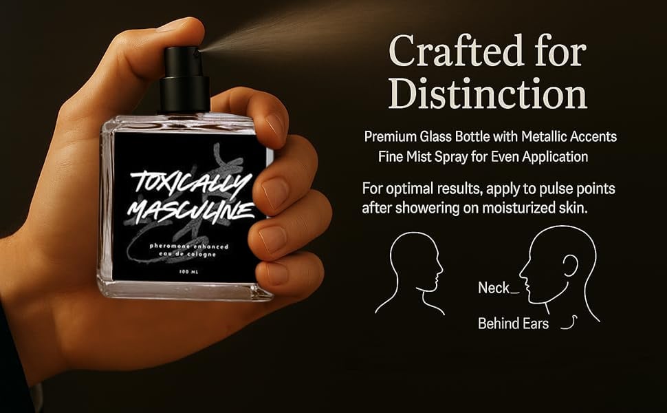 Toxically Masculine - Pheromone Infused Eau de Cologne (100 ml)