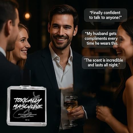 Toxically Masculine - Pheromone Infused Eau de Cologne (100 ml)