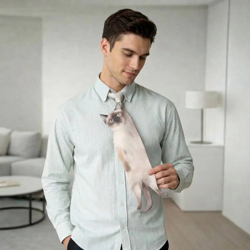 🐱 Cute Cat Tie