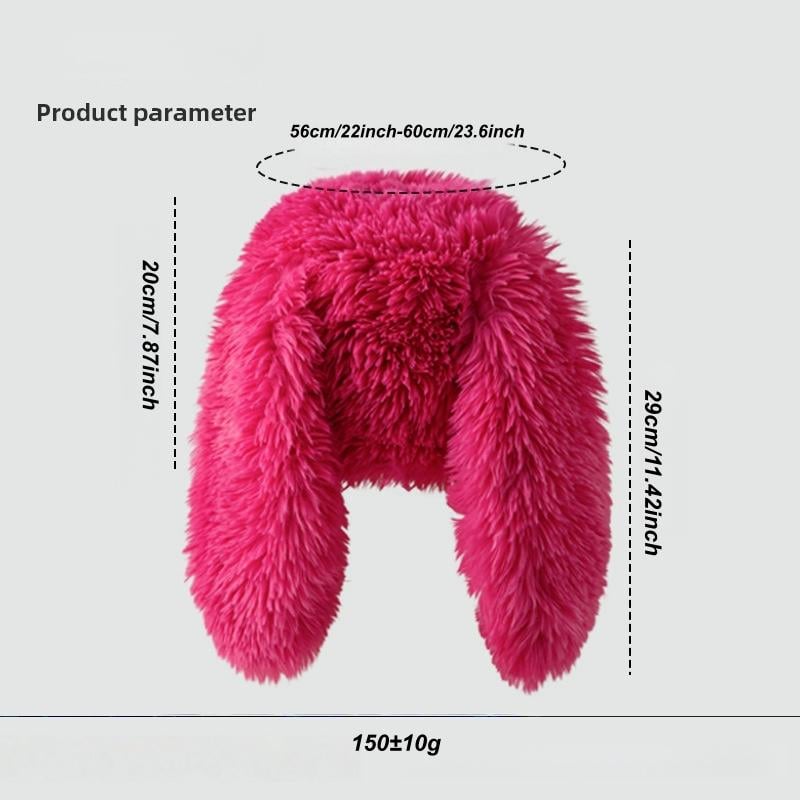 ❄ Winter Hot Sale - 🐇 Cute Long Bunny Ear Plush Hat