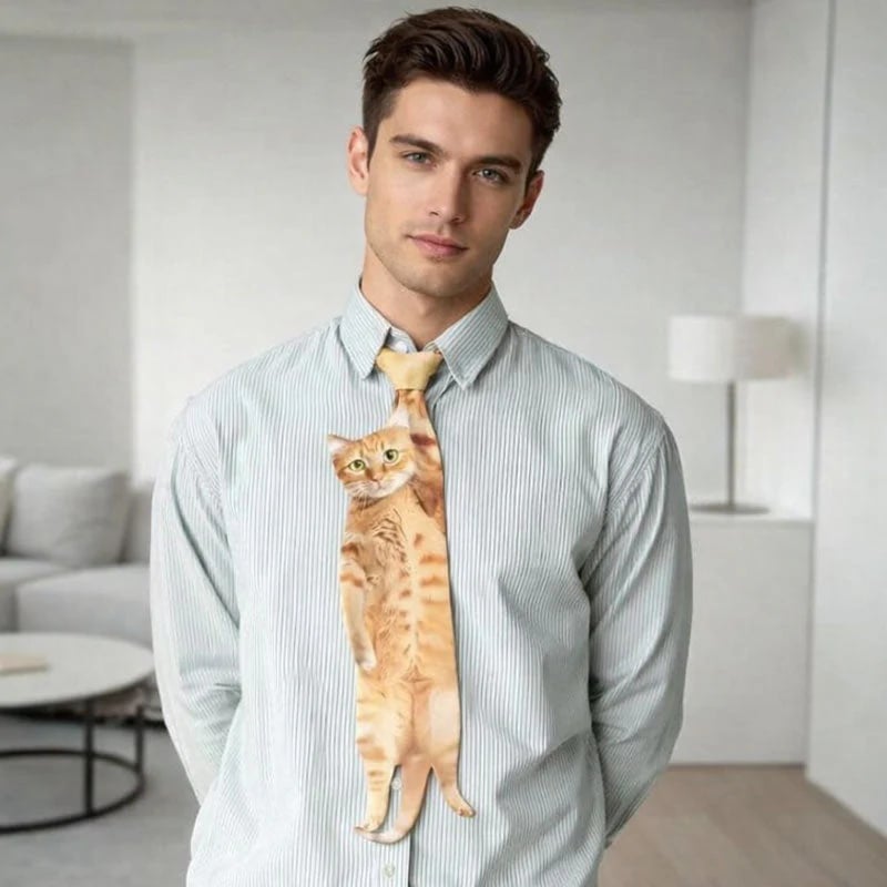 🐱 Cute Cat Tie