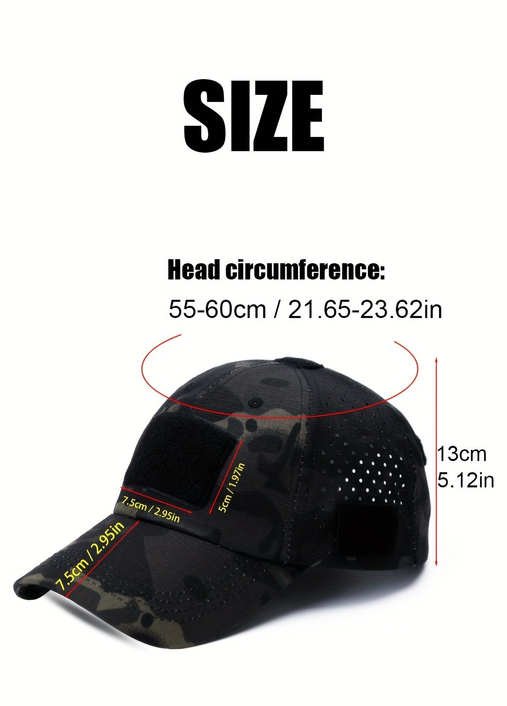 Sun Protection Breathable Outdoor Men's Camouflage Baseball Cap